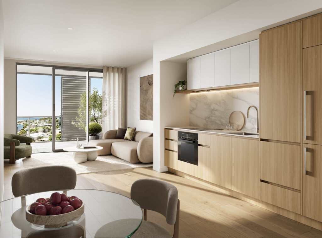 ROMEO APARTMENTS V11 INT KITCHEN LIVING BALCONY